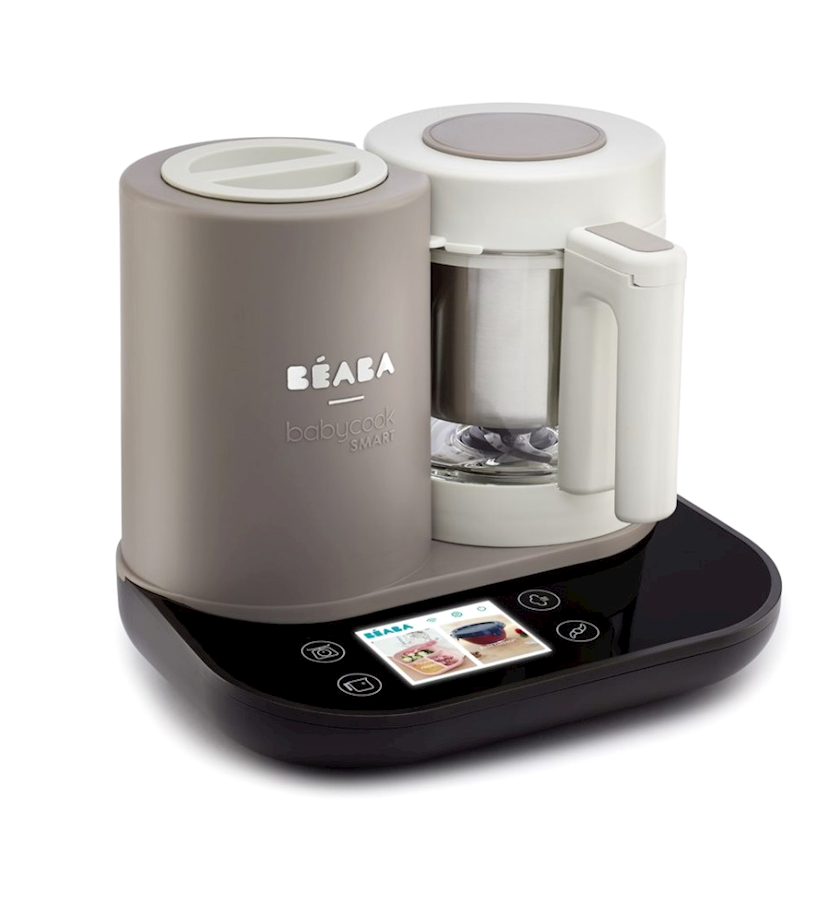 Пароварка-блендер Beaba Babycook Smart + Wi-Fi Dove Grey, пластик ...