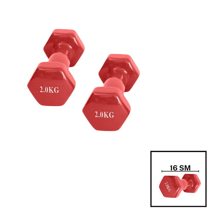 Гантели Gymnic, красный, 2х2 кг - купить в Баку. Цена, обзор, отзывы ...