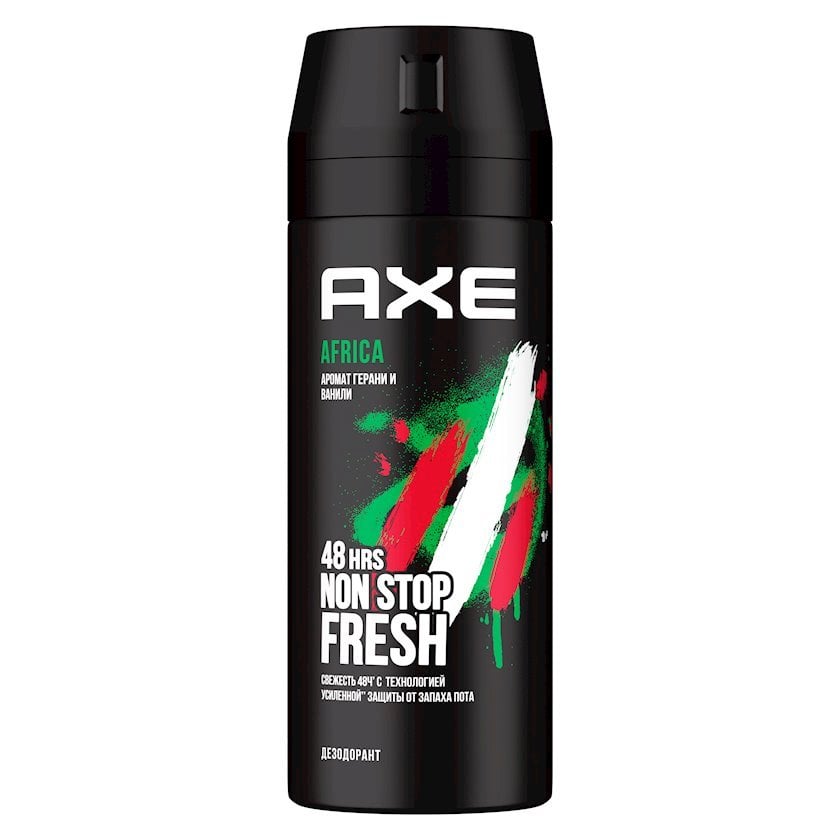 Dezodorant Axe Africa 150 ml - Qiymeti, Bakıda almaq. Satışı, icmal, rəylər