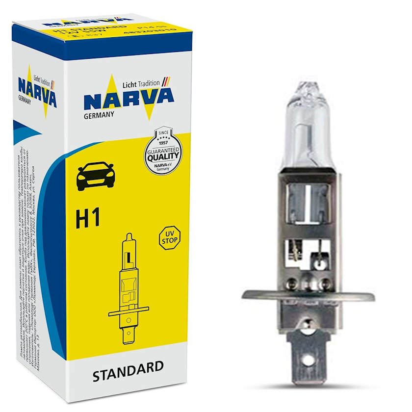 Лампа галоген H1 12V 55W P14.5s (NARVA)