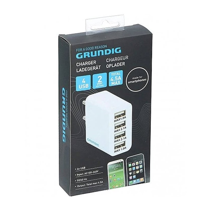 Grundig Usb Update Steps? Enerji toplama cihazı Grundig Usb charger 4 ports - Qiymeti, Bakıda