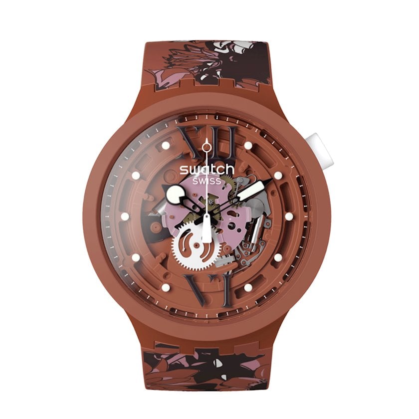Наручные часы женские Swatch Originals Big Bold SB05C100 Brown - купить ...