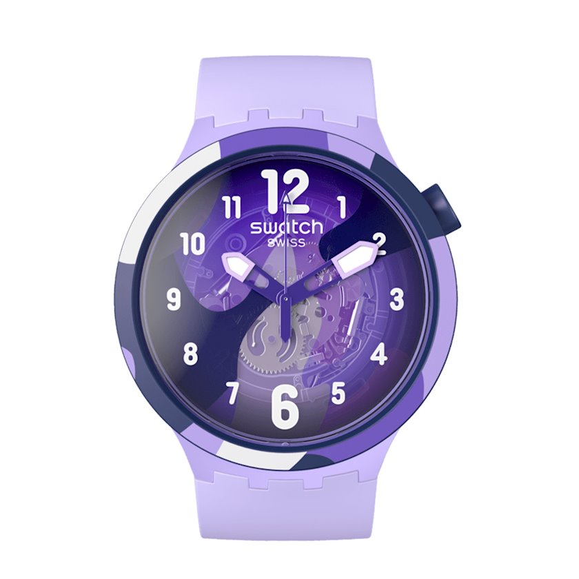 Наручные часы женские Swatch Originals Big Bold SB05V101 Purple ...