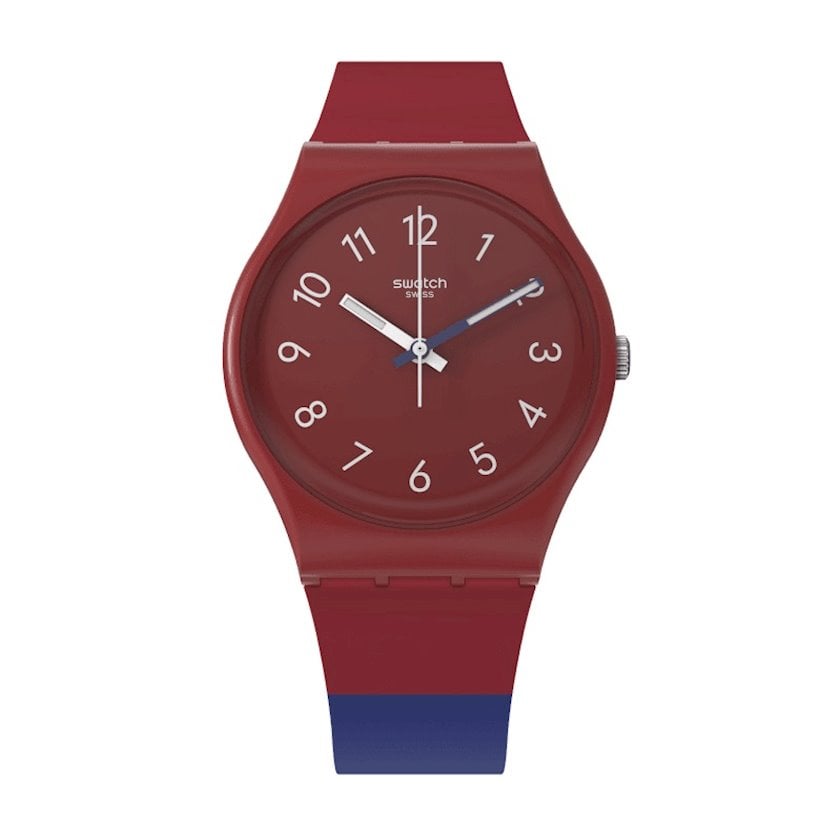 Наручные часы женские Swatch Originals Gent SO28R112, красный/синий ...