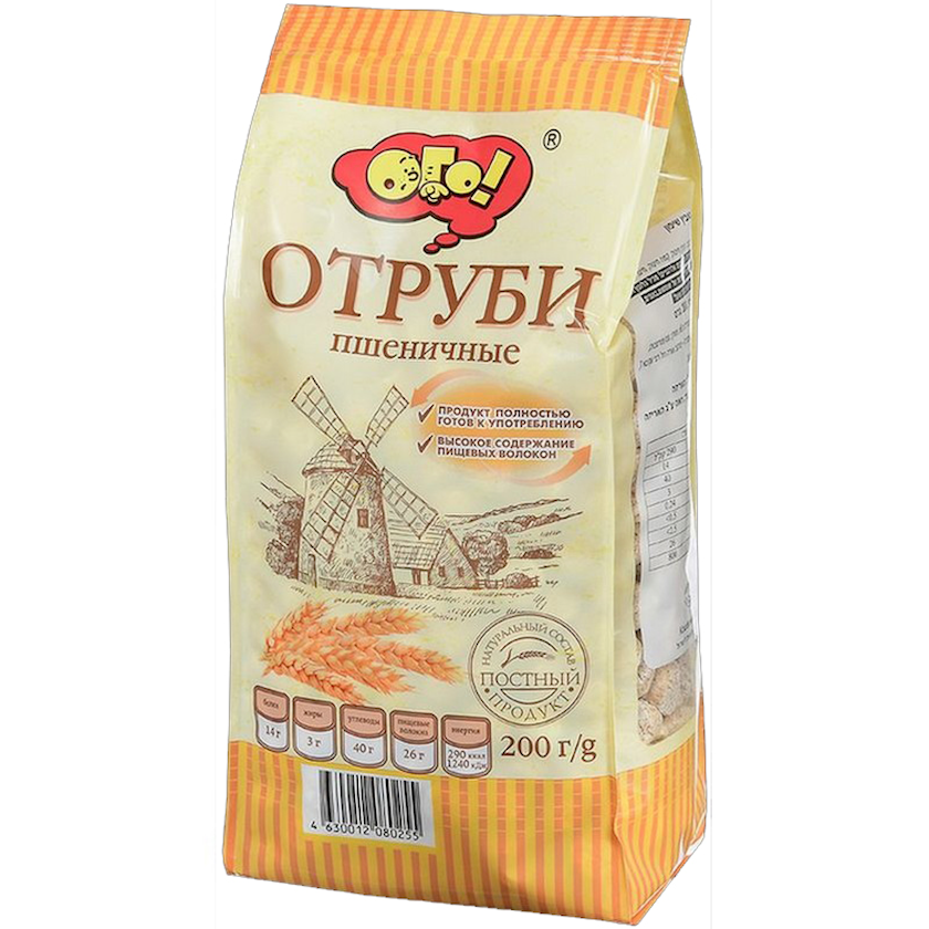 Пшеничные отруби ОГО! 200 г x 3 шт - купить в Баку. Цена, обзор, отзывы ...