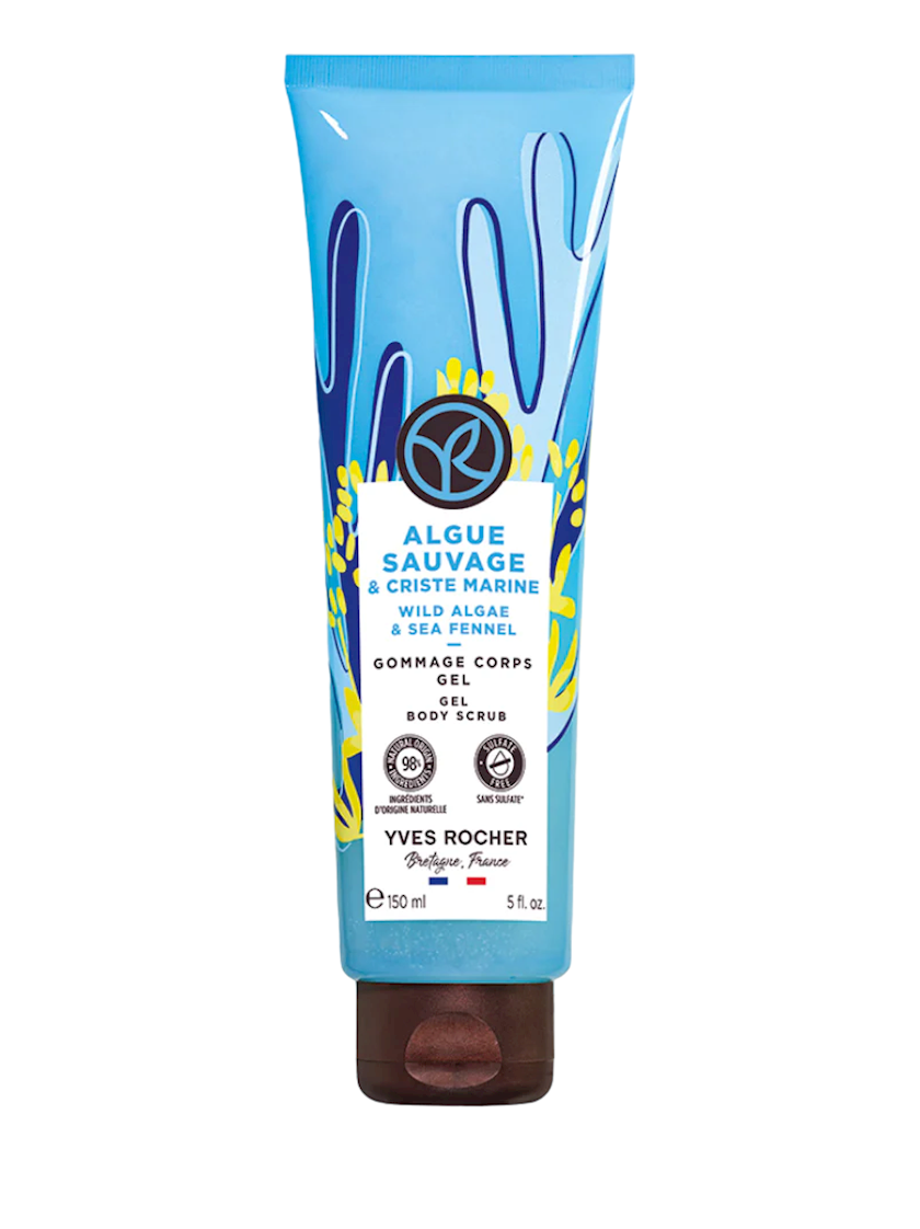 Скраб для тела Yves Rocher Gel Body Scrub Wild Algae & Sea Fennel 150 ...