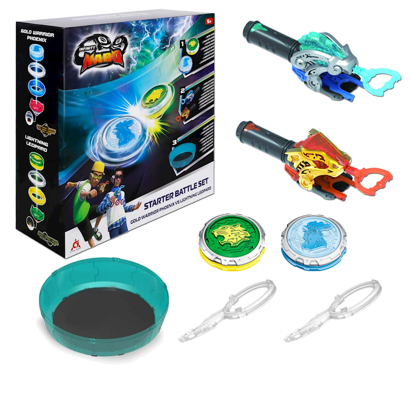 Арена Infinity Nado VI Starter Battle Set Gold Warrior Phoenix vs ...