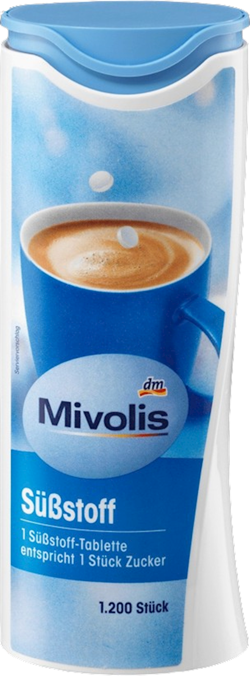Şirinləşdirici Mivolis Süßstoff Tabletten 1200 əd