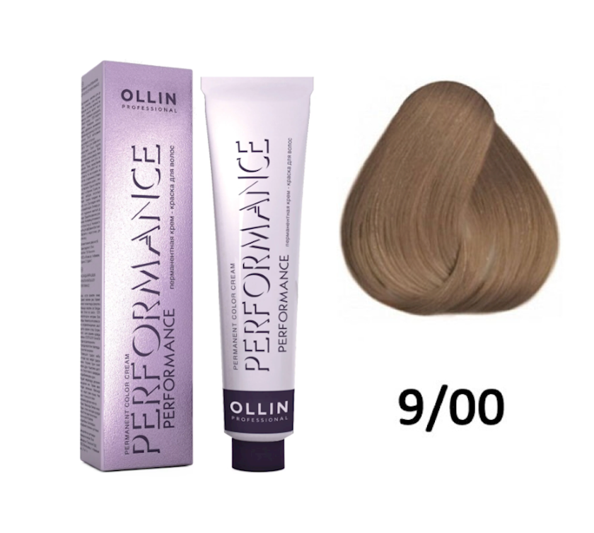 Перманентная крем-краска для волос Ollin Professional Perfomance 9.00 ...