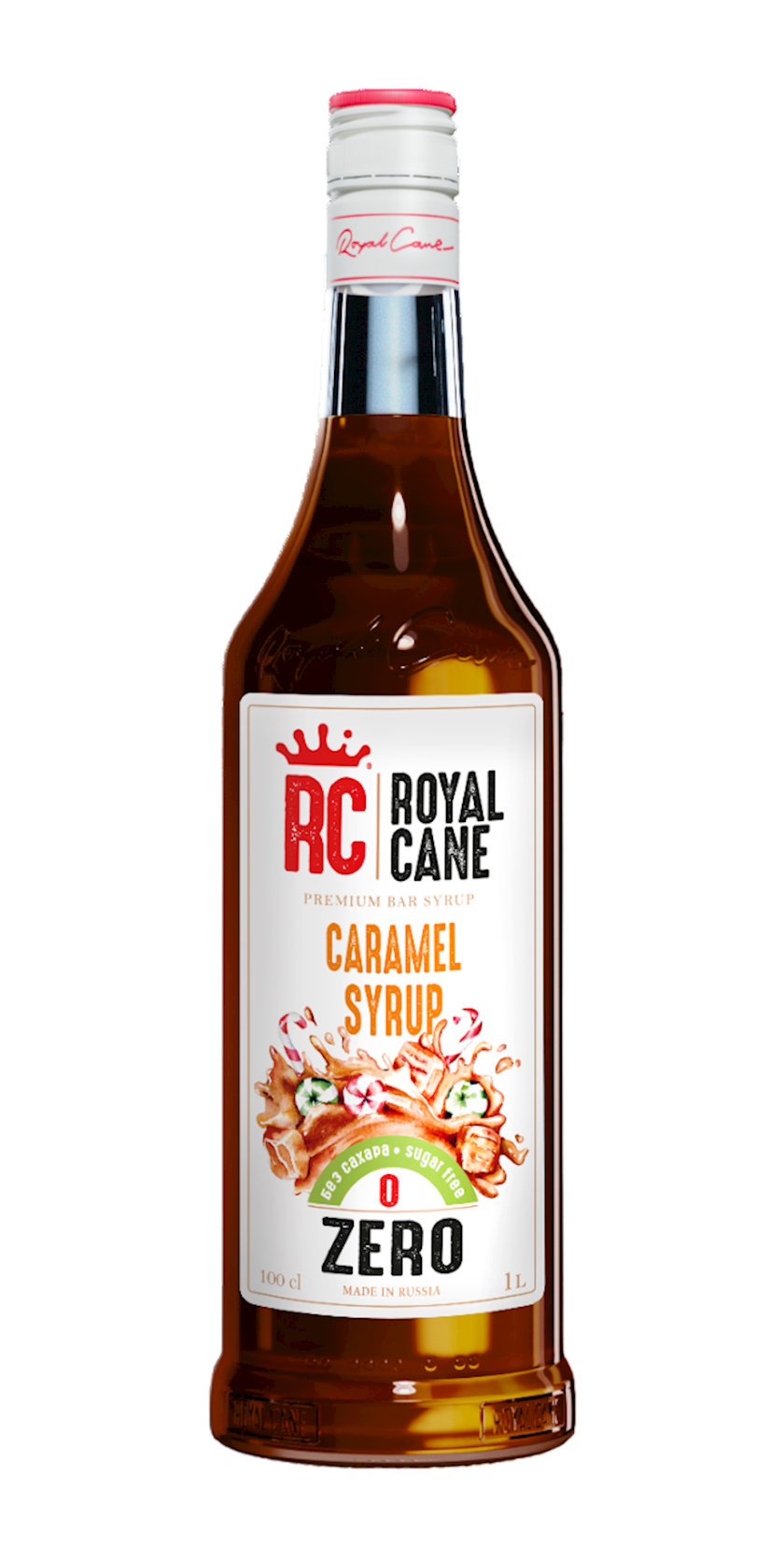 Sirop Royal Cane Sugar Free Caramel, 1 l