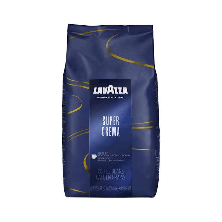 Qəhvə dənələri Lavazza Super Crema 1 kq