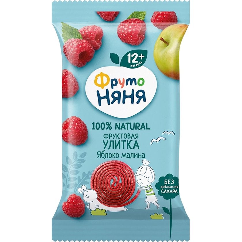 Meyvə dilimləri ФрутоНяня Яблоко и Малина, 12+ ay, 15 q