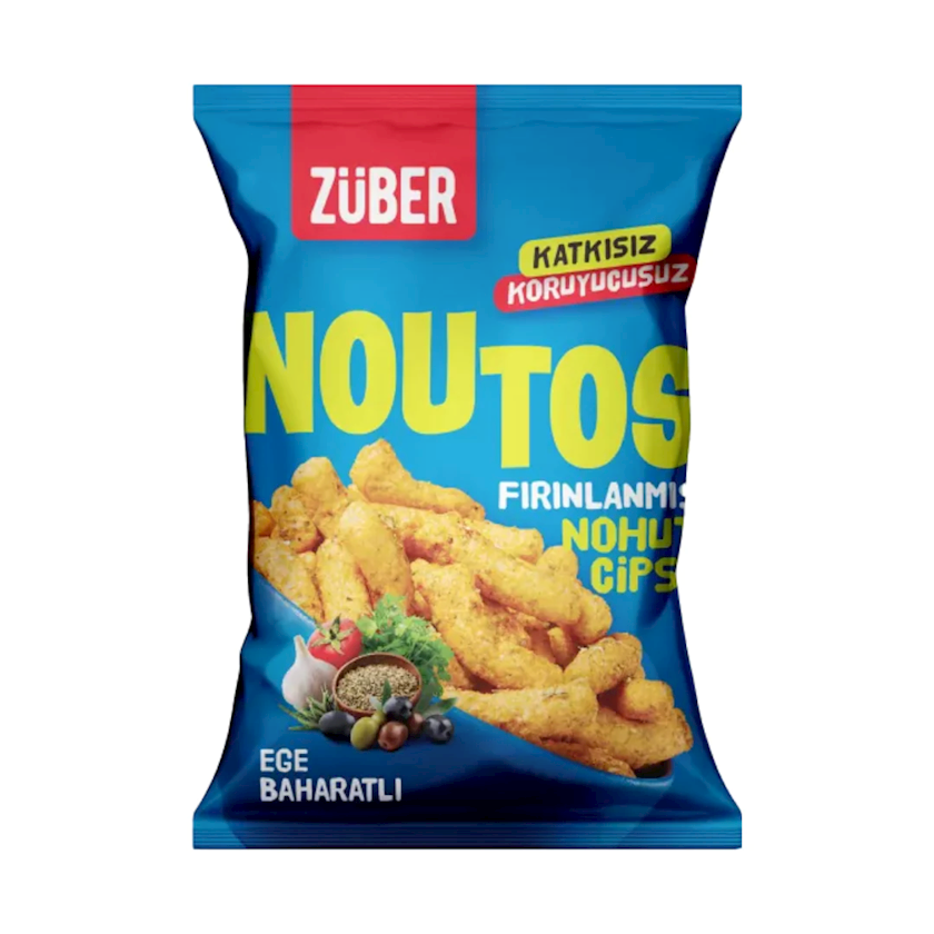 Çips Zuber Noutos Ege ədviyyatlı, Noxud, 55 q