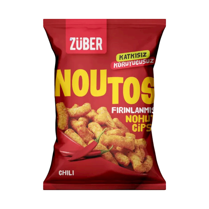 Çips Zuber Noutos Çili ədviyyatlı, Noxud, 55 q