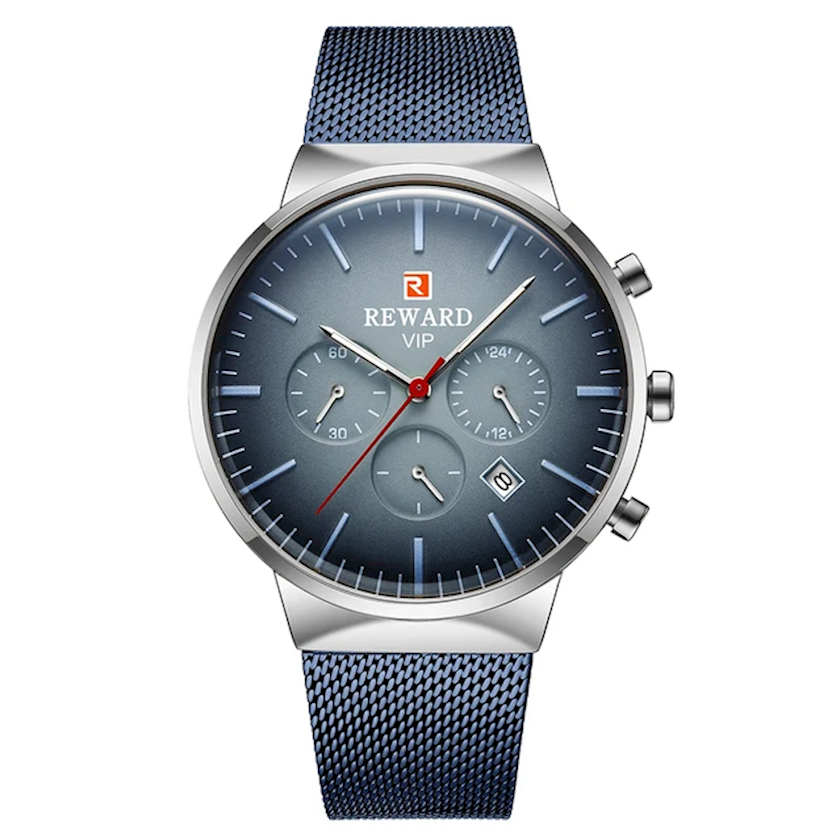 Наручные часы Reward RD82024M Silver/Blue - купить в Баку. Цена, обзор ...