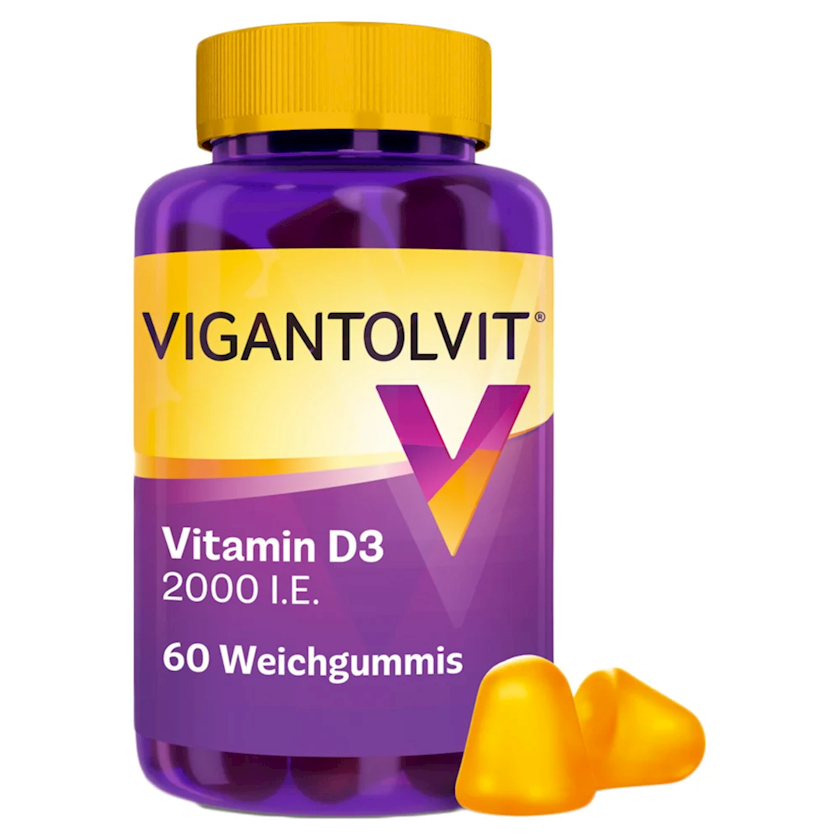 Vitaminlər Vigantolvit Vitamin D3 2.000 I.E., 60 əd Qiymeti, Bakıda