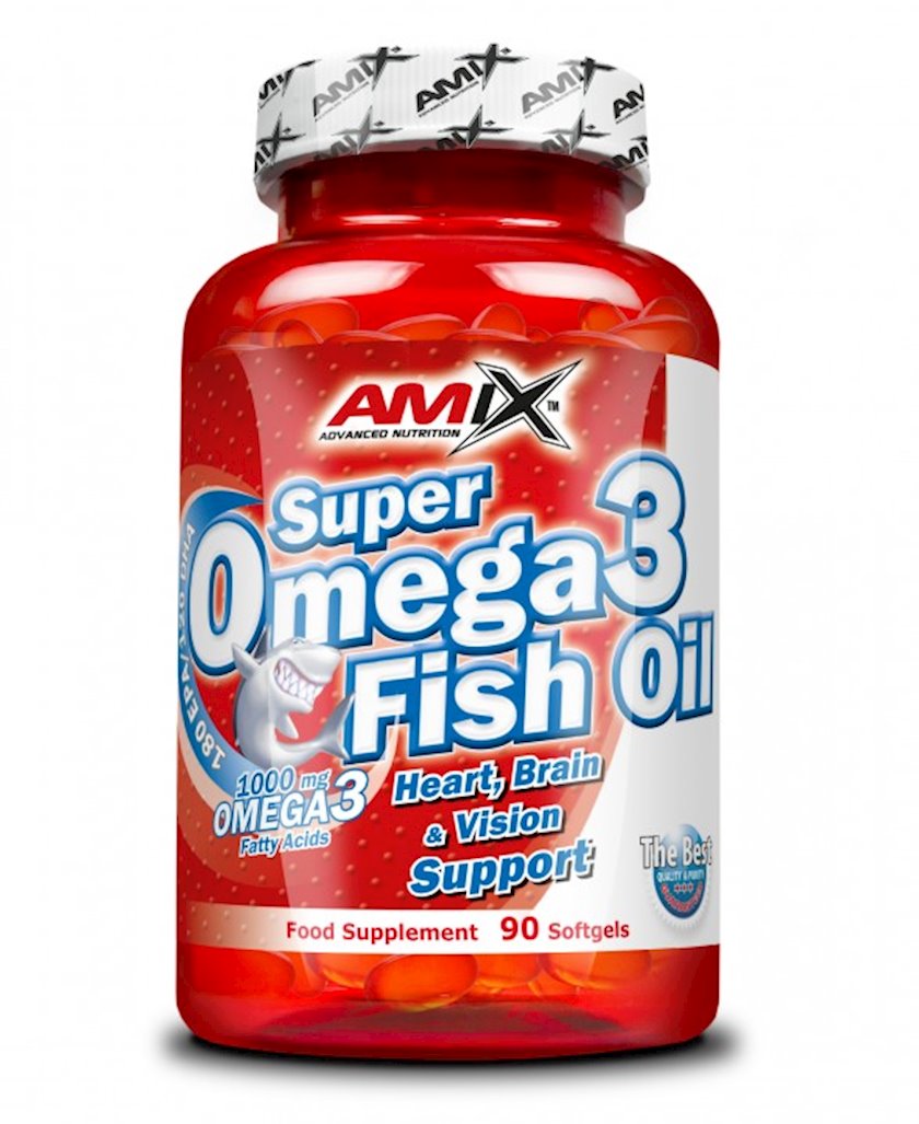Balıq yağı AMIX Nutrition Super Omega3 Fish Oil 90 kapsul Qiymeti
