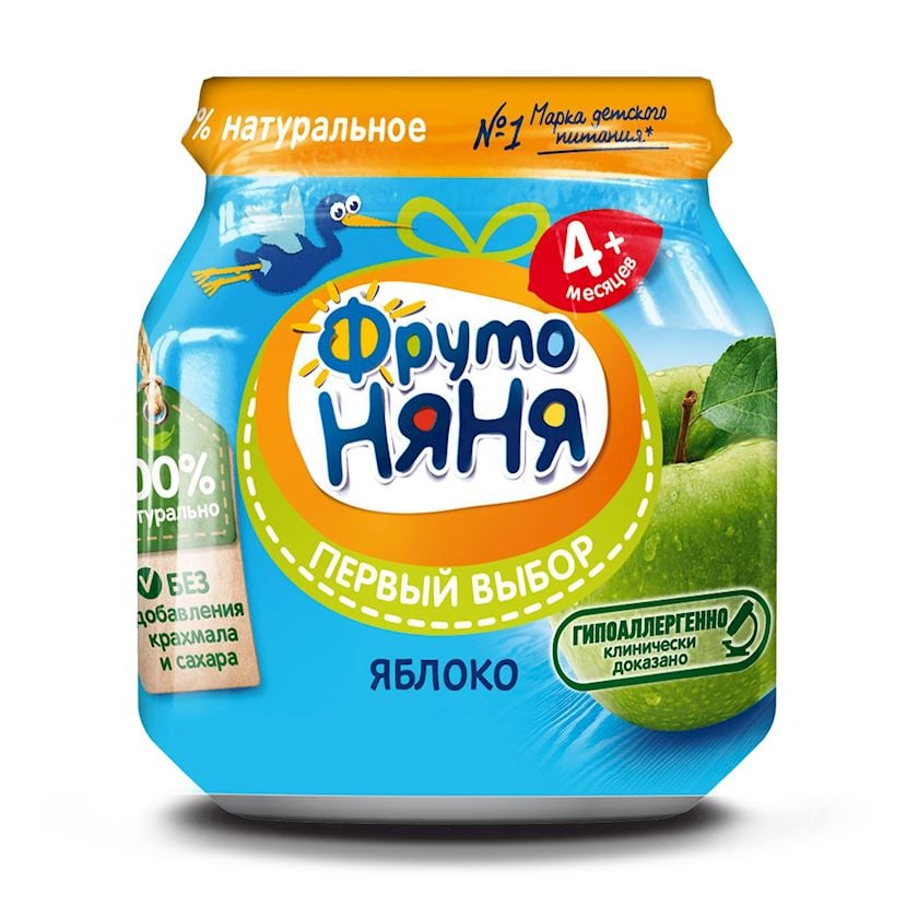 Püre ФрутоНяня Alma, 100 q, 4 aydan