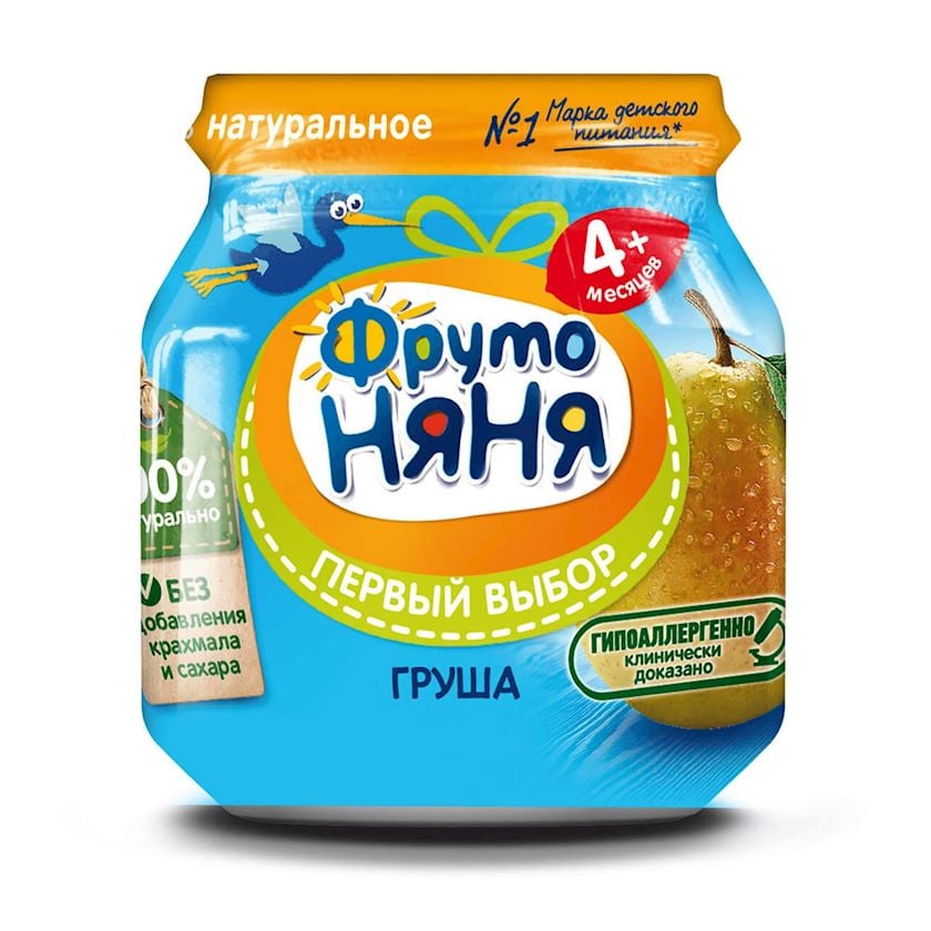 Püre ФрутоНяня Armud, 100 q, 4 aydan