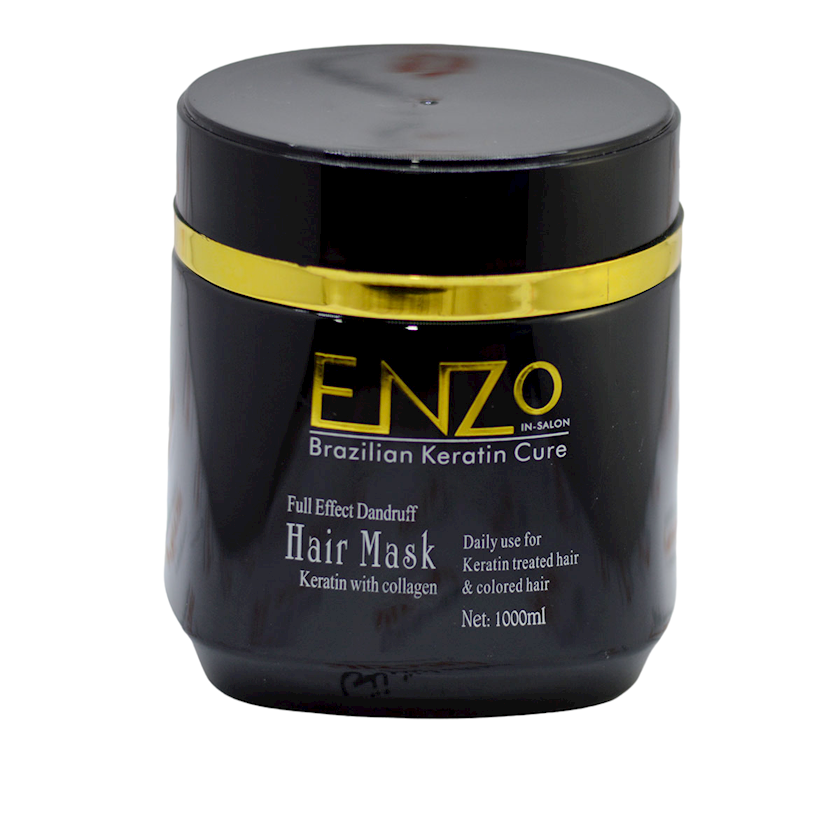 Saçlar üçün maska Enzo Brazilian Keratin Cure 1000 ml Qiymeti, Bakıda