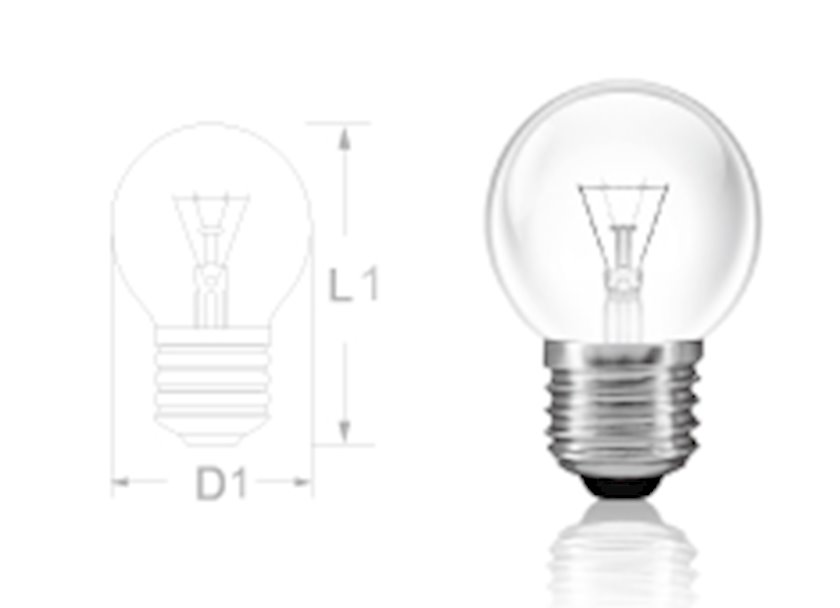 Лампа для холодильника Smile light Е14 40W. Напряжение: 220 V. Часы ...