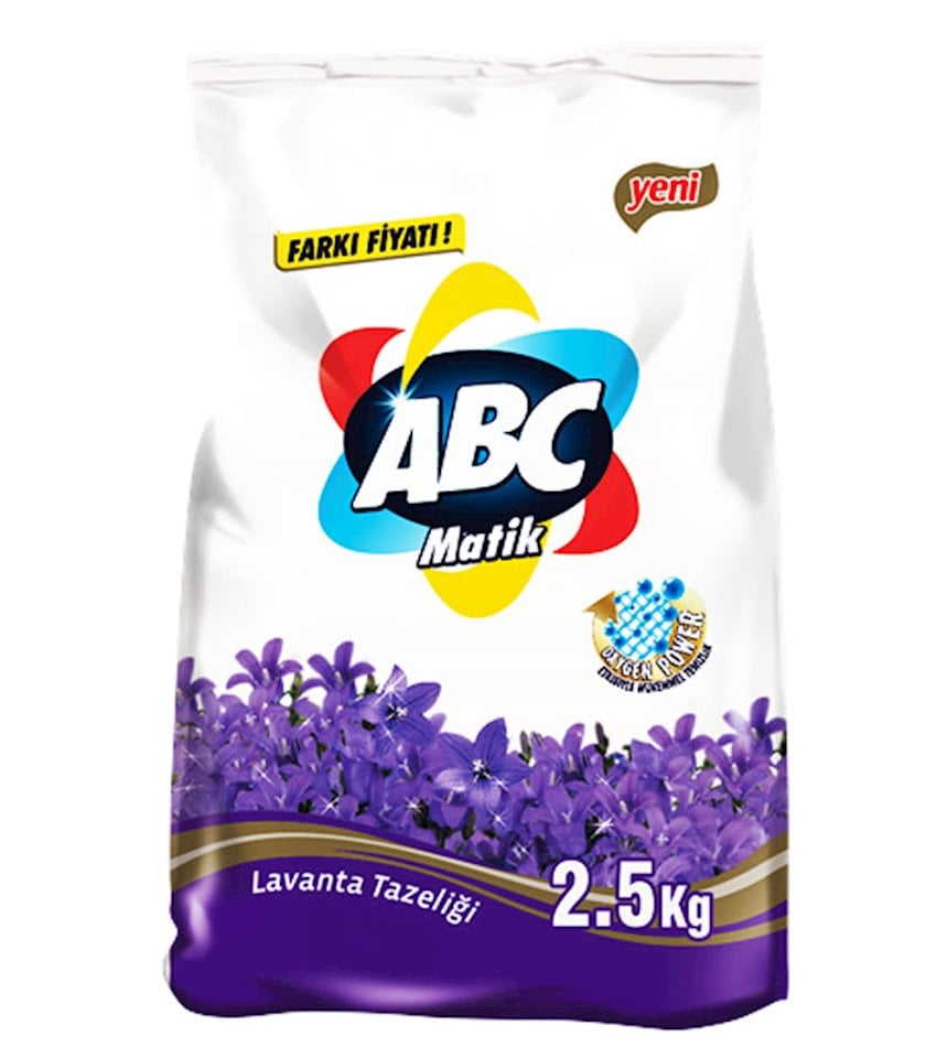 Стиральный порошок ABC Automat White & Color Lavender Freshness, белое ...
