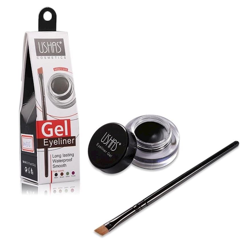 Подводка для глаз Ushas Cosmetics Wear Gel Eyeliner Black - купить в ...