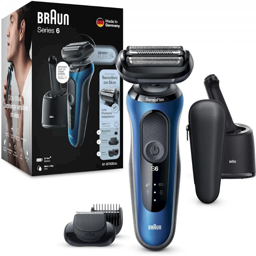 Электробритва Braun Series 6 61-B7500cc - купить в Баку. Цена, обзор ...
