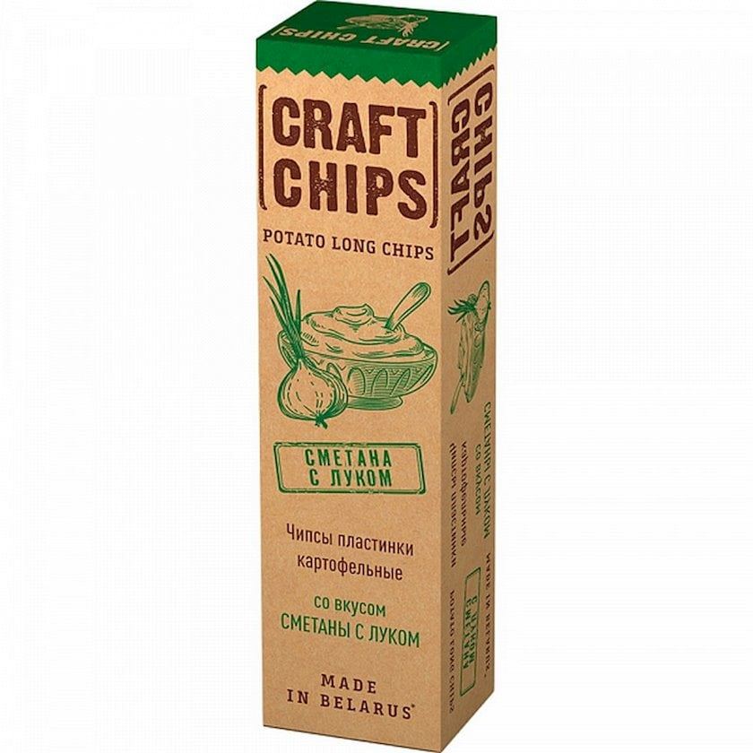 Çips Craft Chips xama və sogan ilə 90 q - Qiymeti, Bakıda almaq. Satışı ...