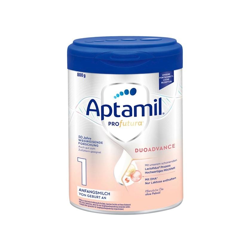 Quru südlü qatışıq Aptamil 1 Profutura Duo Advance, 0-6 ay, 800 q