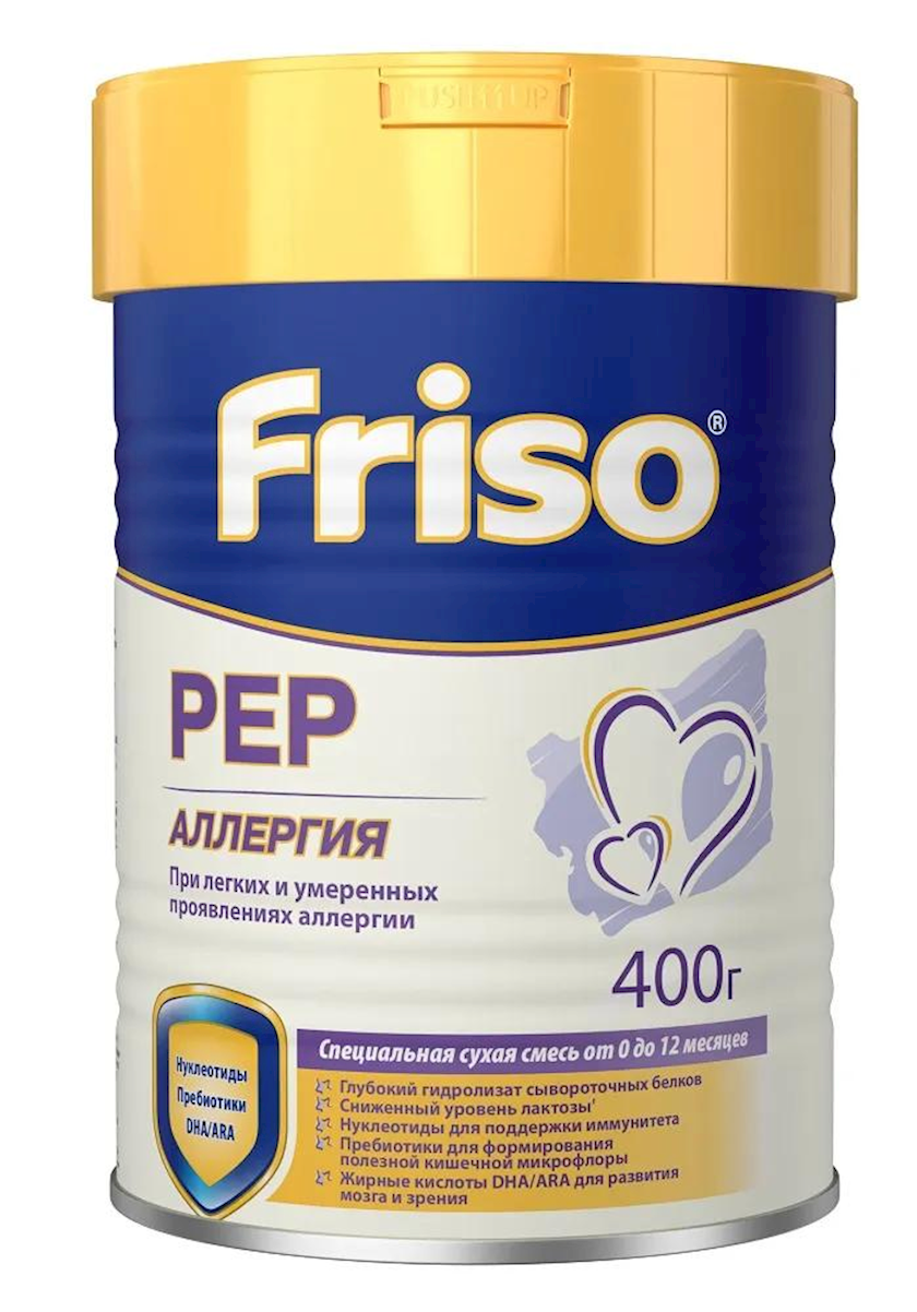 Xüsusi quru qarışıq Friso PEP, 0-12 ay, 400 q