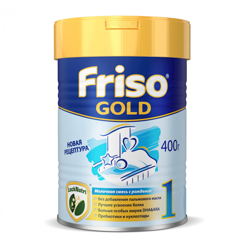 Quru südlü qatışıq Friso Gold 1, 0-6 ay, 400 q