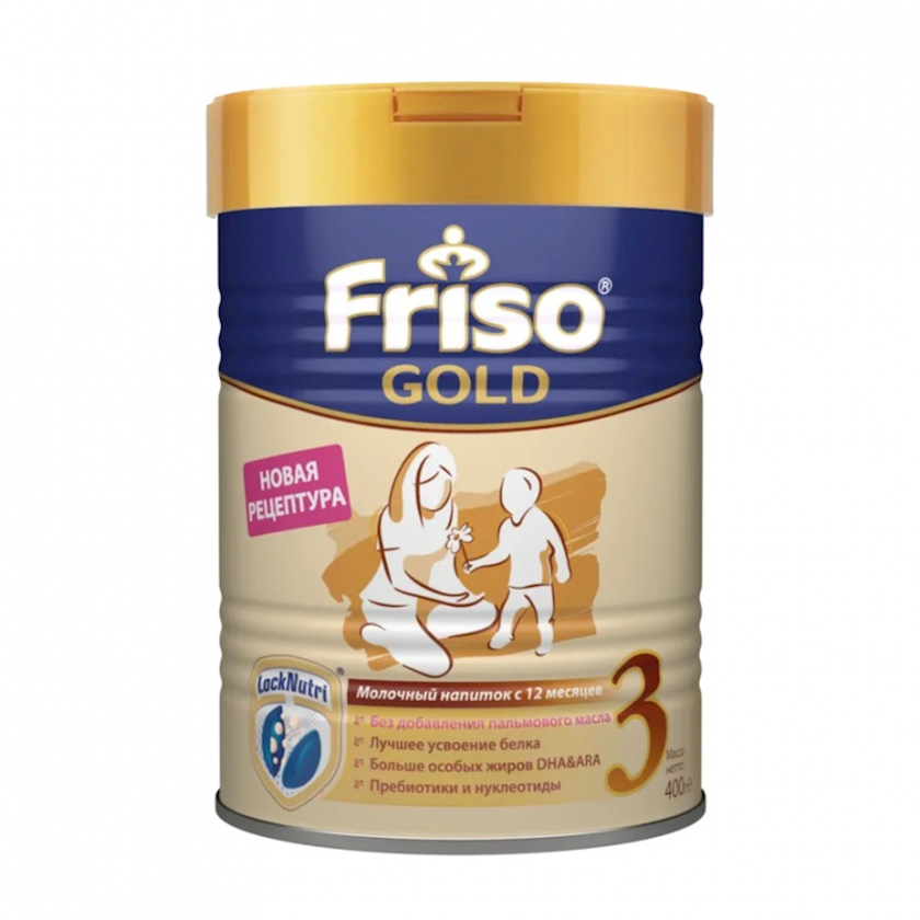 Quru südlü qatışıq Friso Gold 3, 12 aydan, 400 q
