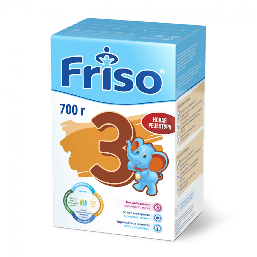 Quru südlü qatışıq Frisolac 3, 12 aydan, 700 q