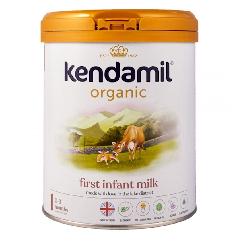 Quru südlü qatışıq Kendamil Organic 1, 0-6 ay, 800 q