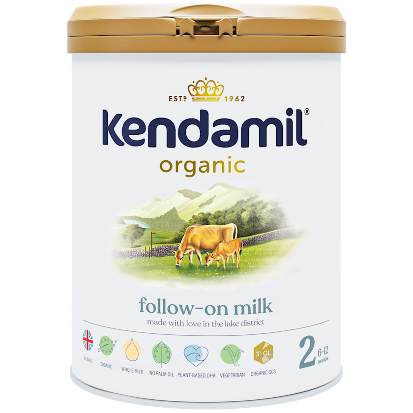 Quru südlü qatışıq Kendamil Organic 2, 6 aydan, 800 q