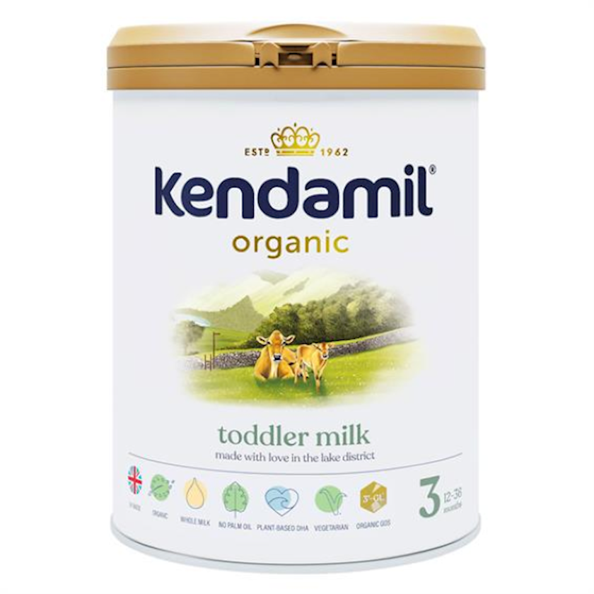 Quru südlü qatışıq Kendamil Organic 3, 12 aydan, 800 q