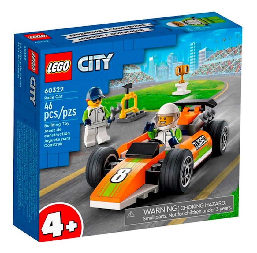 Konstruktor LEGO City Race Car 60322, 4+ yaş, 46 əd - Qiymeti, Bakıda ...