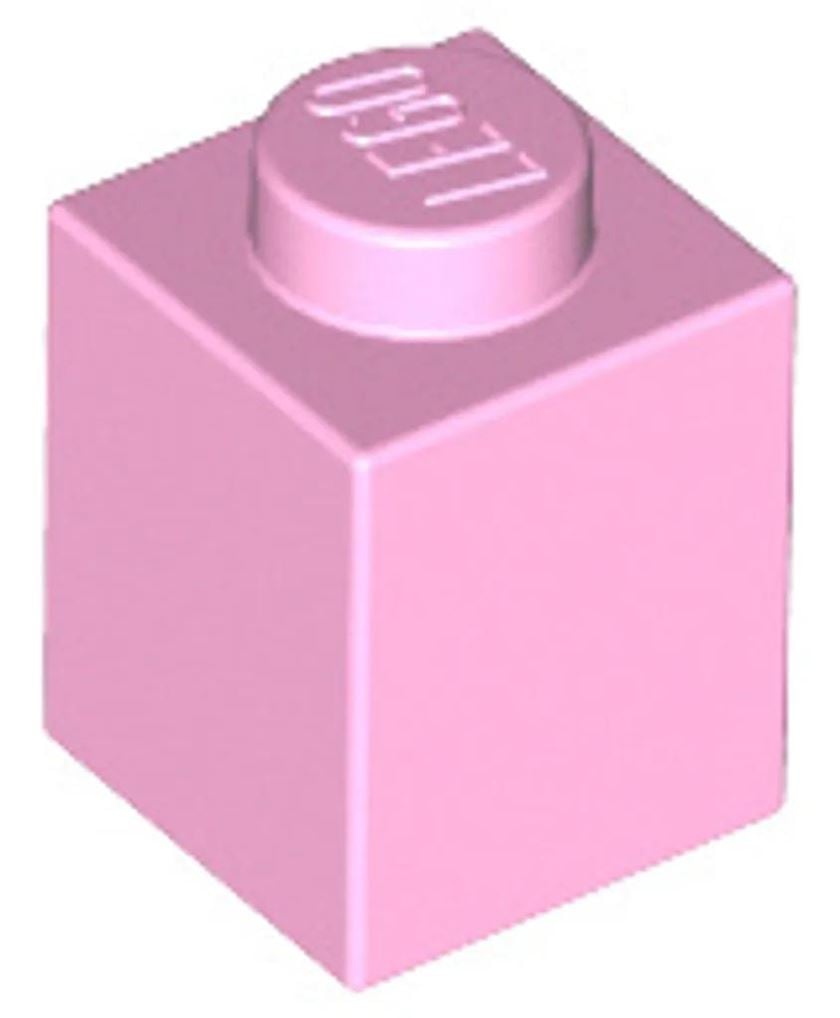 Lego 1x1 cubes light pink Bright Pink