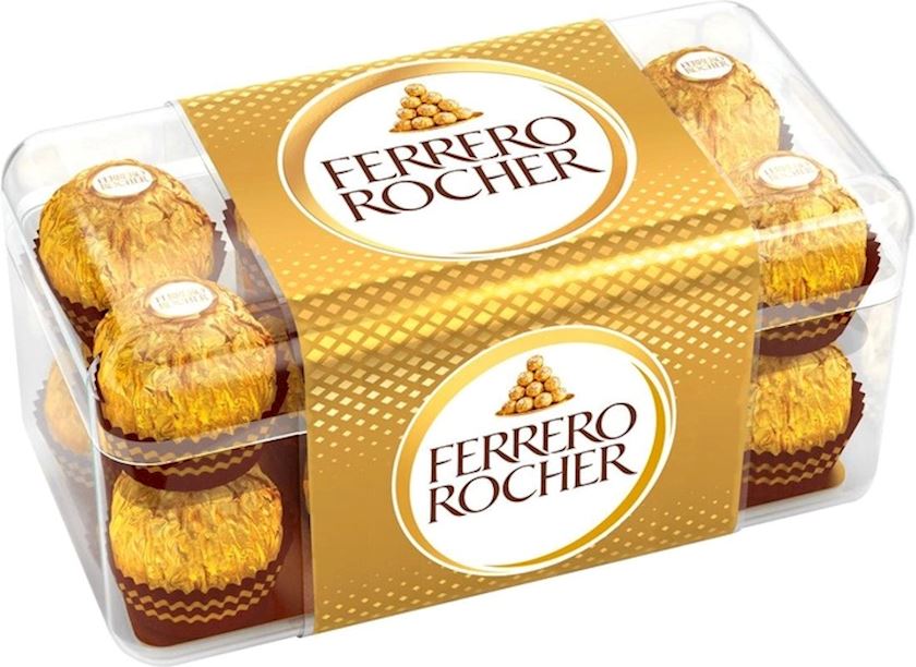 Şokolad konfetlər Ferrero Rocher, 16 əd, 200 q