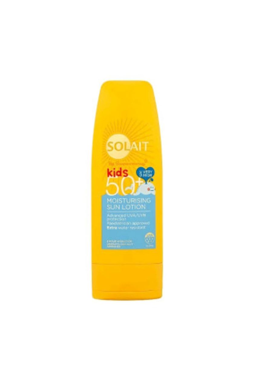 Детский солнцезащитный крем Solait Moisturising Sun Lotion Kids SPF 50 ...