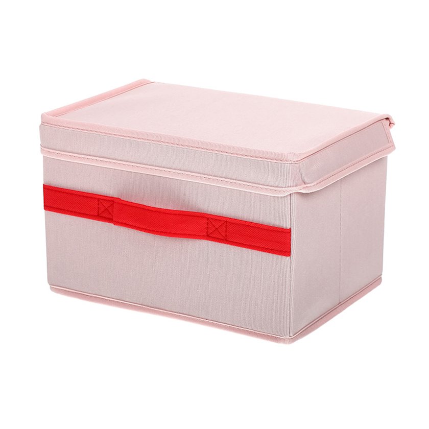 Органайзер Miniso Storage Box with Lid Small 29x17 см, розовый купить