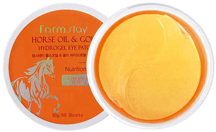 Göz ətrafı üçün hidrogel patçi FarmStay Horse Oil & Gold Hydrogel Eye