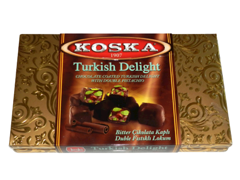 Raxat-lokum Koska Çikolata Kaplı Duble Fıstıklı 250 q