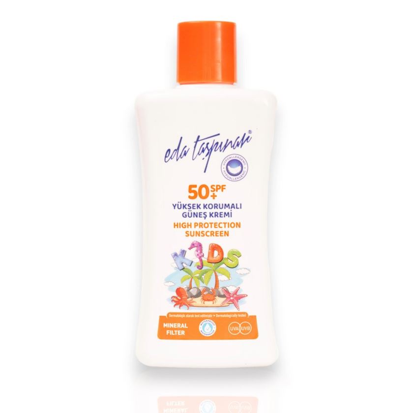 Солнцезащитный крем для детей Eda Taşpınar High Protection SPF50, 200 ...