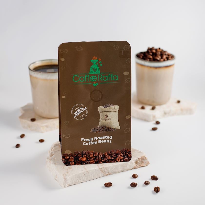 Qəhvə dənələri CoffeeRaffa Brasil (Santos) 1 kq