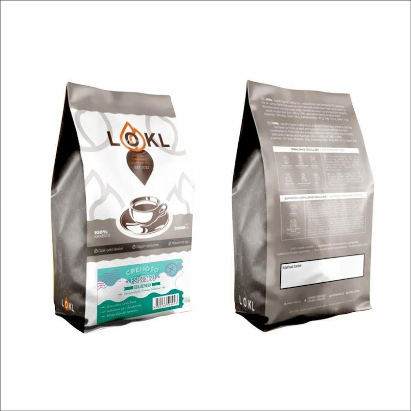 Üyüdülmüş qəhvə LOKL Cremoso Espresso Blend, 200 q