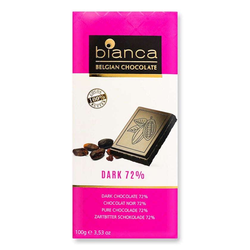 Şokolad Bianca Dark 72% 100 q