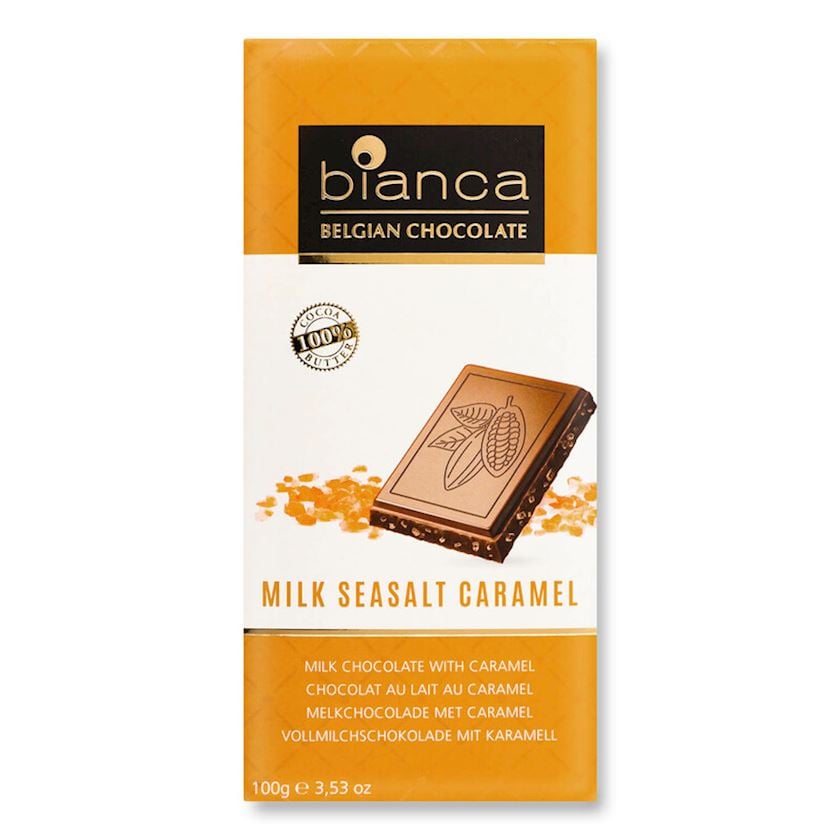 Şokolad Bianca Milk Seasalt Caramel 100 q