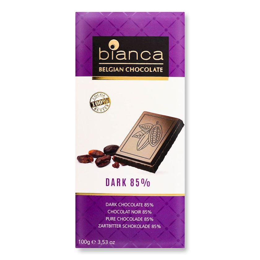 Şokolad Bianca Dark 85% 100 q